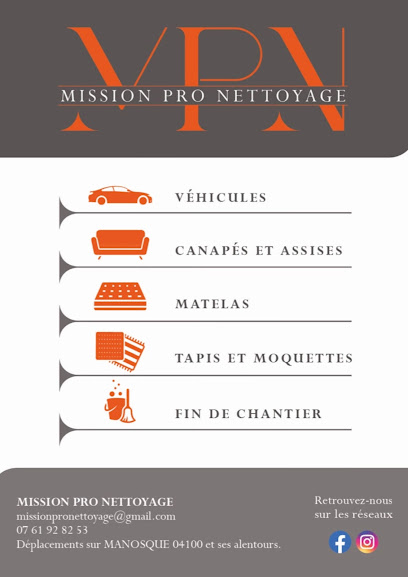 Mission Pro Nettoyage Service De Nettoyage à Gréoux-les-Bains