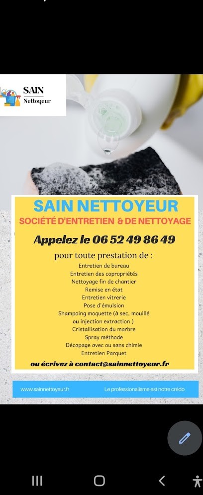 Sain Nettoyeur, Service de Ménage à Trélazé