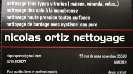NICOLAS Ortiz Nettoyage, Service de Nettoyage à Guichen