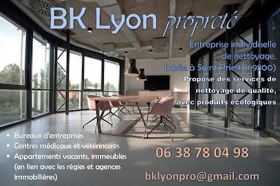 BK Lyon propreté, Service de Nettoyage à Saint-Priest