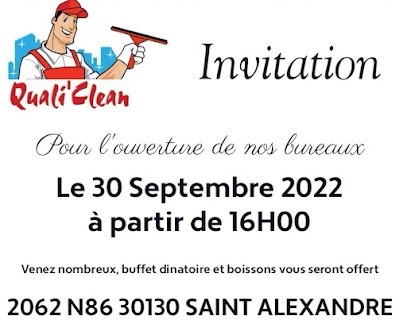 QUALI'CLEAN, Service de Nettoyage à Saint-Paulet-de-Caisson