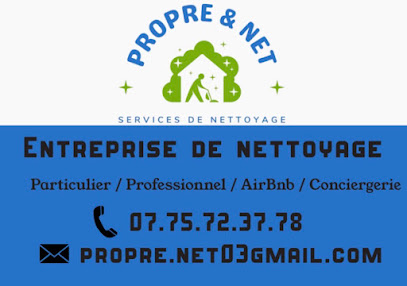 Propre&Net, Service De Nettoyage à Montluçon