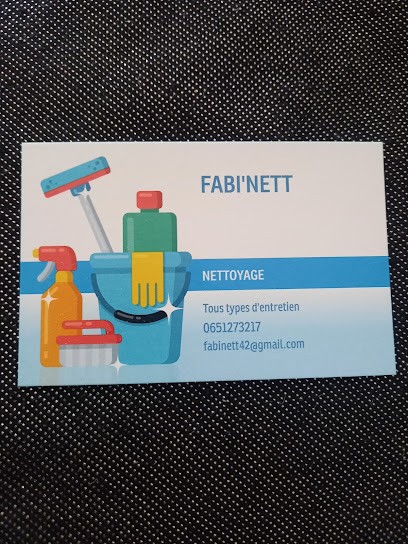 FABI'NETT, Service de Nettoyage à La Ricamarie
