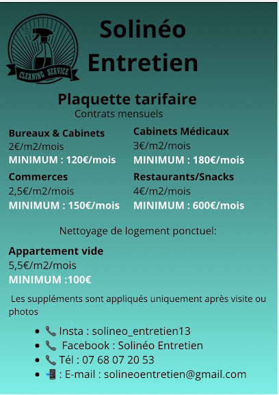 Solinéo Entretien, Service De Nettoyage à Marseille 03