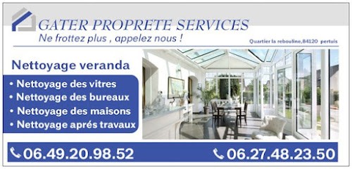 Gater lavage de vitres, Service de Nettoyage à Pertuis