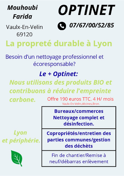 Optinet, Service De Nettoyage à Vaulx-en-Velin