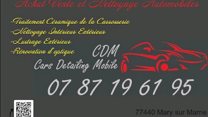Cars Detailing Mobile CDM, Service de Nettoyage à Mary-sur-Marne